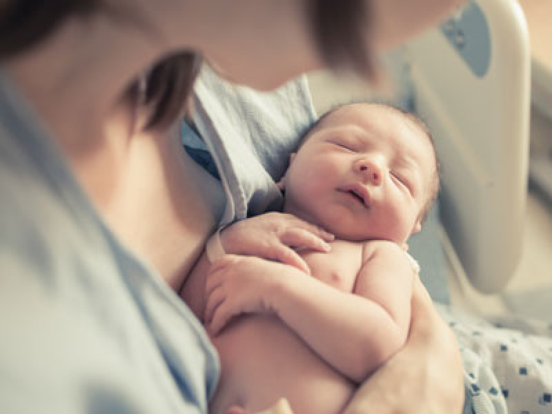 Mother and newborn